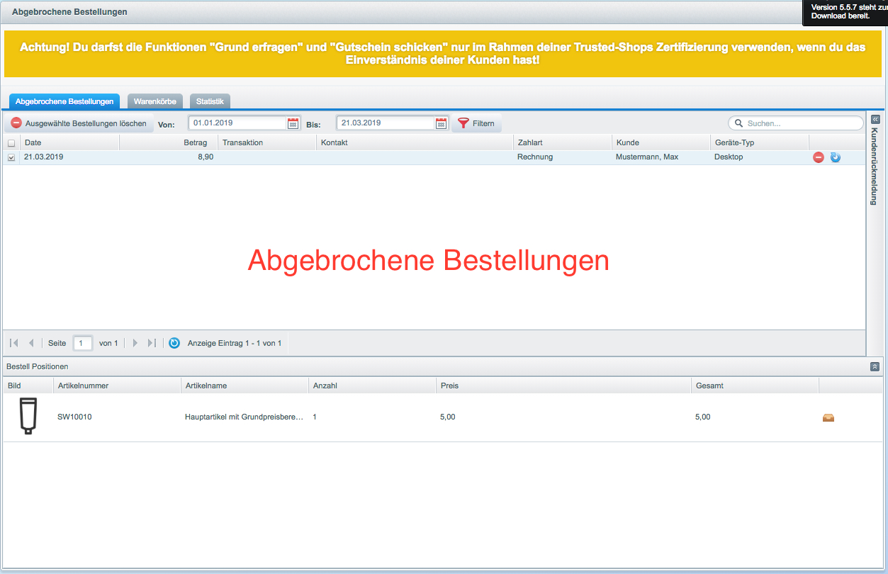 Artikelbilder - thumbnails überall im Backend anzeigen