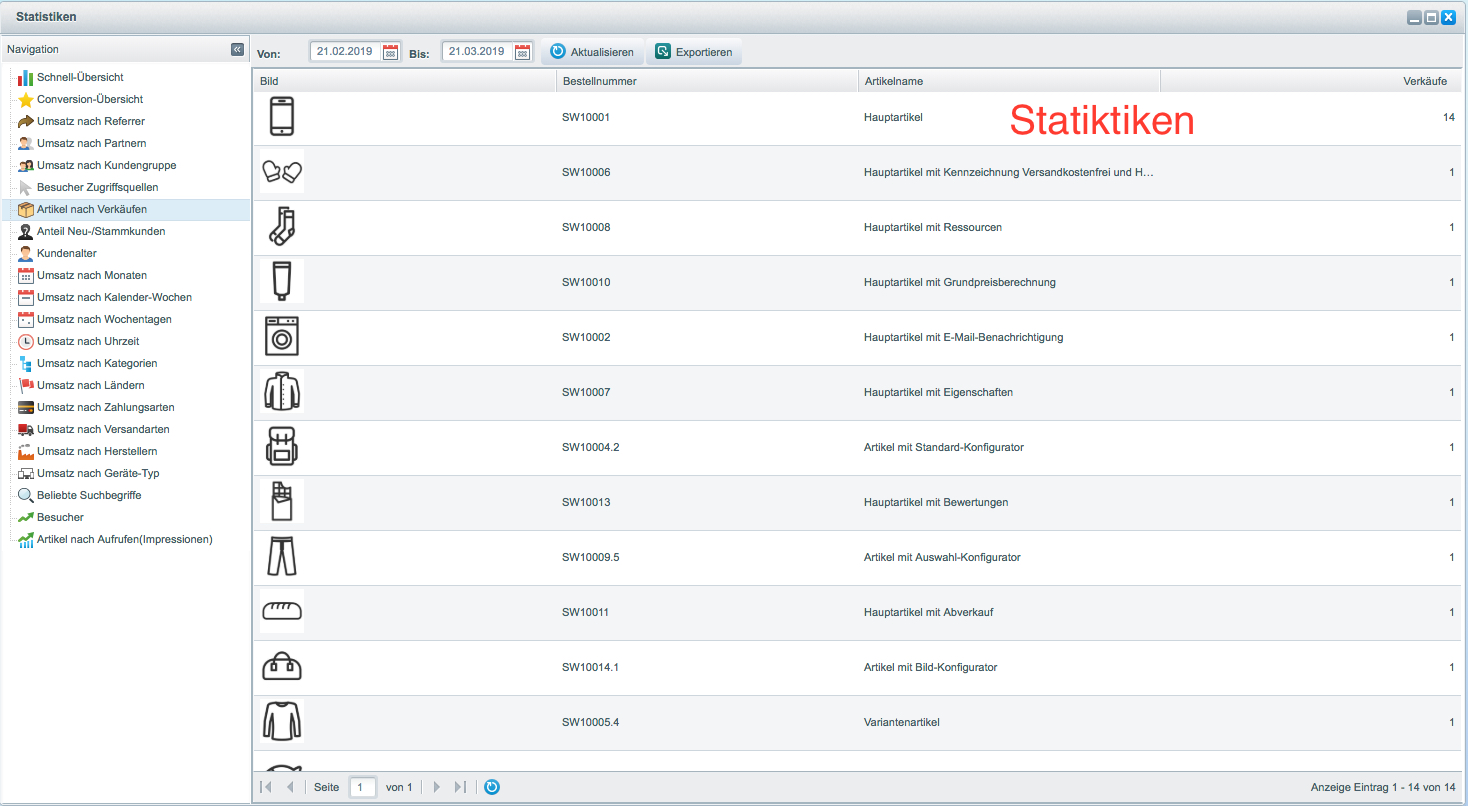 Artikelbilder - thumbnails überall im Backend anzeigen