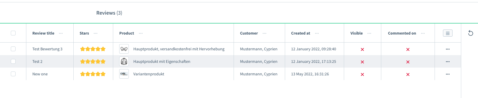 Artikelbilder überall im Backend anzeigen