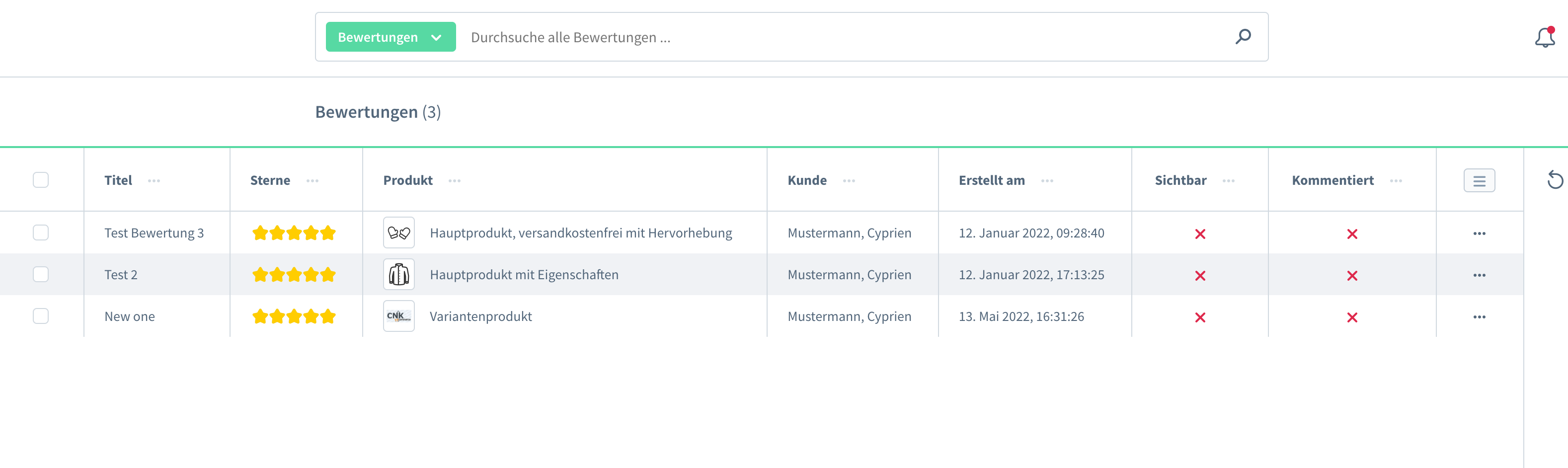 Artikelbilder überall im Backend anzeigen